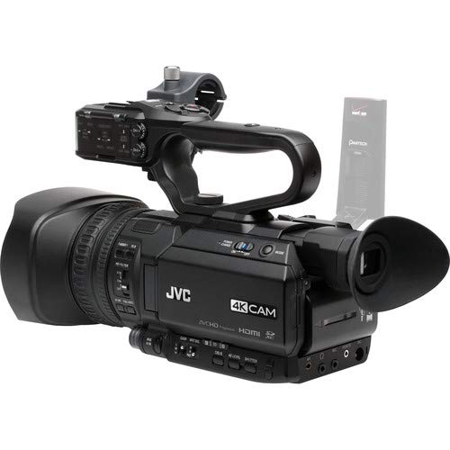 Jvc Gy-Hm250 Uhd 4K Streaming Camcorder W/ 64Gb Memory Card, Hdmi Cable, Case, Led Light, Cleaning Kit And More. Professional Bu